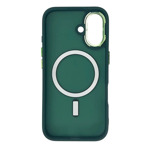 Кейс Magnetic Collection MagSafe за iPhone 16 тъмнозелен