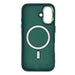 Кейс Magnetic Collection MagSafe за iPhone 16 тъмнозелен
