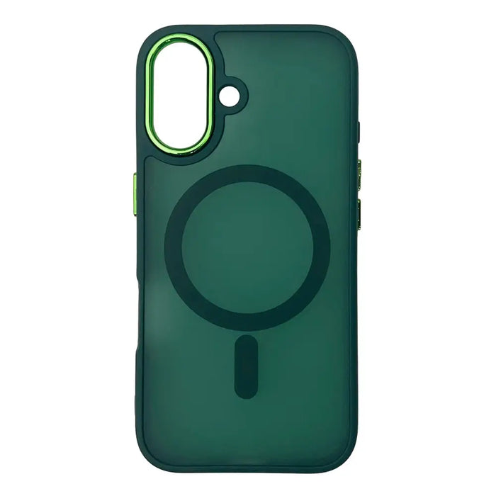 Кейс Magnetic Collection MagSafe за iPhone 16 тъмнозелен