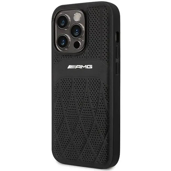 Кейс Mercedes AMG AMHMP14LOSDBK за iPhone 14 Pro