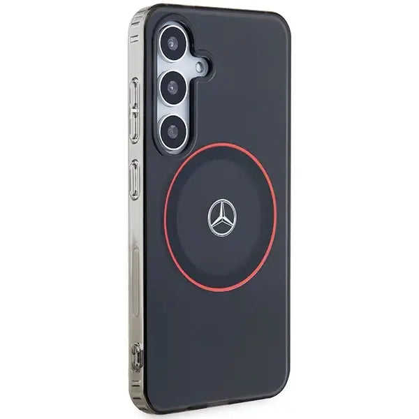 Кейс Mercedes Double Layer W Red MagSafe за Samsung