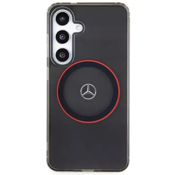 Кейс Mercedes Double Layer W Red MagSafe за Samsung