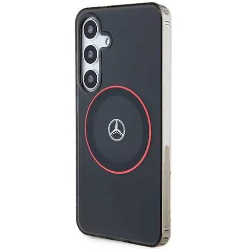 Кейс Mercedes Double Layer W Red MagSafe за Samsung