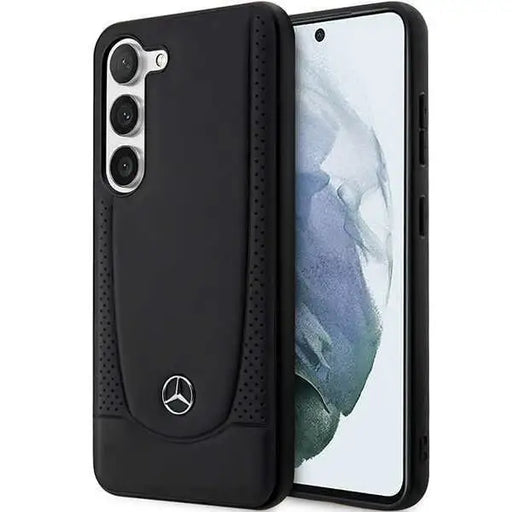 Кейс Mercedes Leather Urban за Samsung Galaxy S23 FE черен