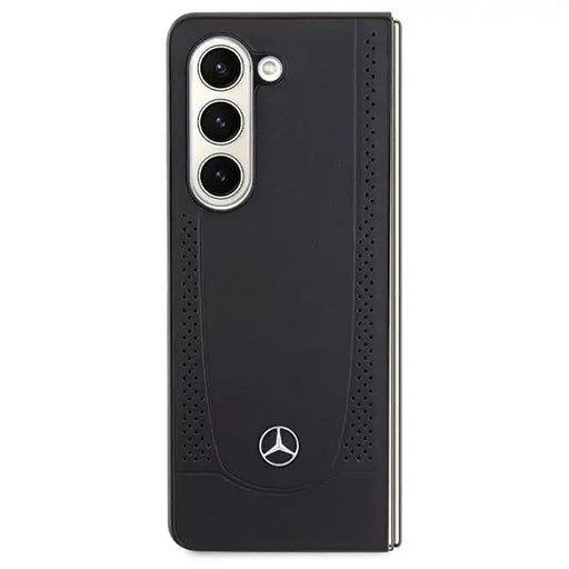 Кейс Mercedes Leather Urban за Samsung Galaxy Z Fold5 черен