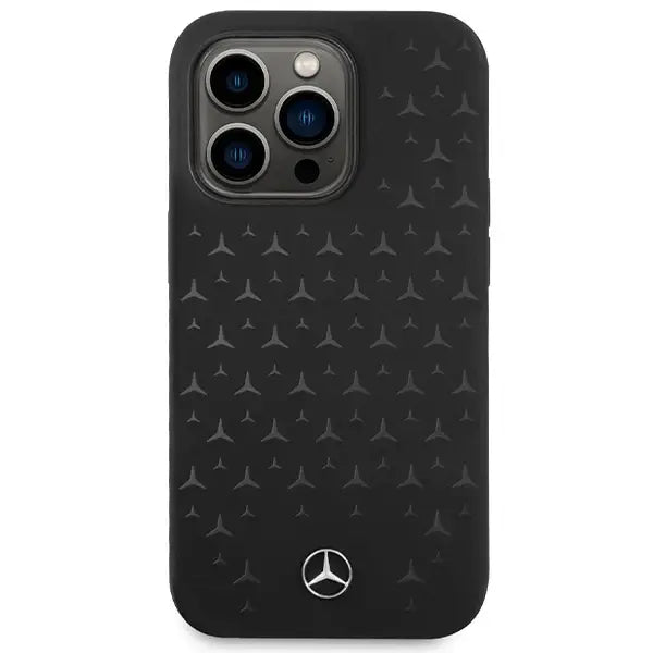 Кейс Mercedes Silicone Stars Pattern MagSafe