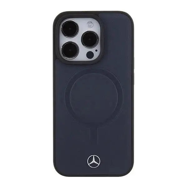 Кейс Mercedes Smooth Leather MagSafe за iPhone 15 Pro