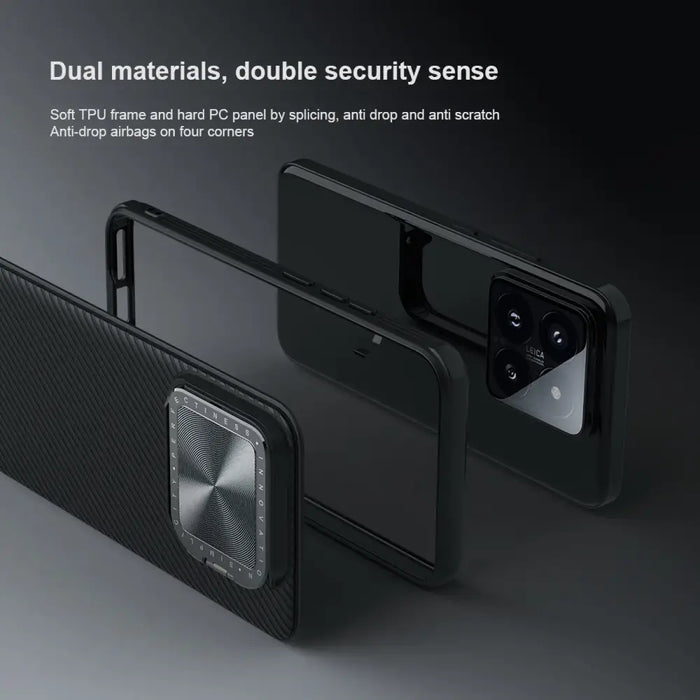Кейс Nillkin CamShield Prop Magnetic за Xiaomi 14 Pro черен