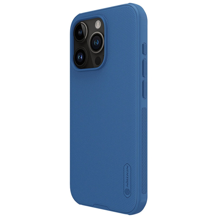 Кейс Nillkin Super Frosted Shield Pro за iPhone 15 Pro син