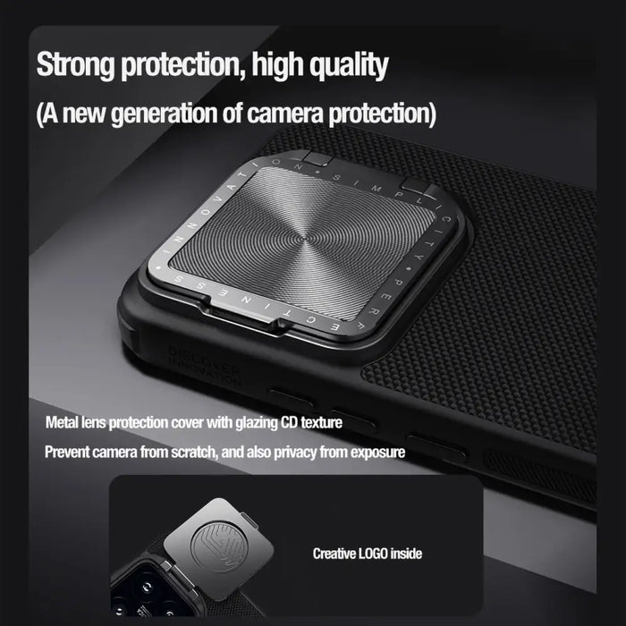 Кейс Nillkin Textured Prop Magnetic за Xiaomi 14 Pro черен