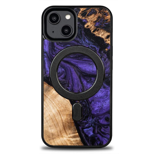 Кейс от дърво и смола Bewood Unique Violet MagSafe за iPhone