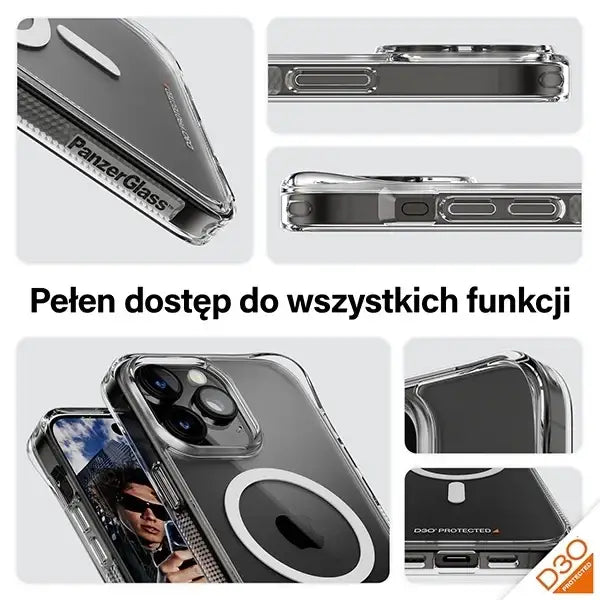 Кейс PanzerGlass HardCase MagSafe с D3O и Military