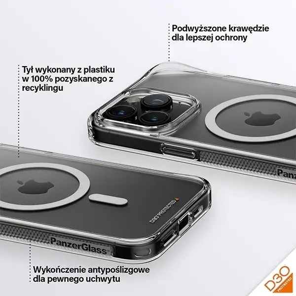 Кейс PanzerGlass HardCase MagSafe с D3O и Military