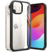 Кейс Ringke Fusion Bold за iPhone 15 прозрачен с черна рамка