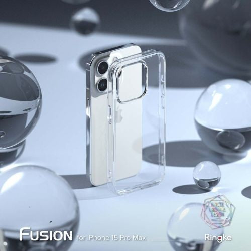 Кейс Ringke Fusion за iPhone 15 Pro Max прозрачен