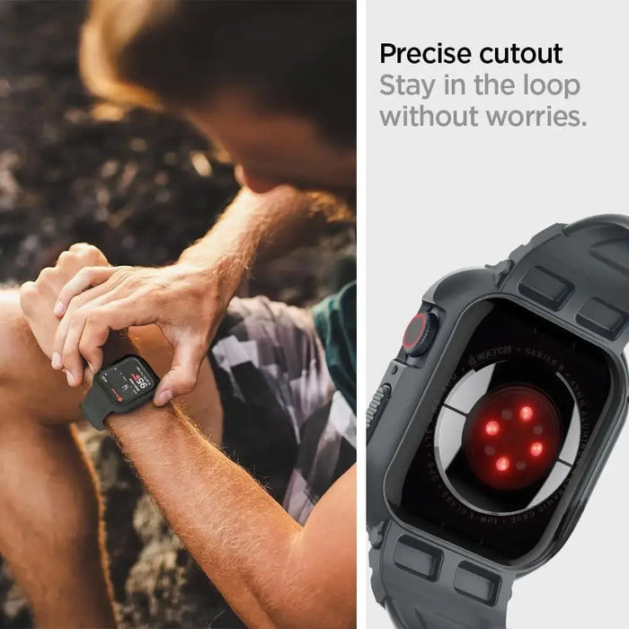 Кейс с каишка Spigen Rugged Armor Pro за Apple