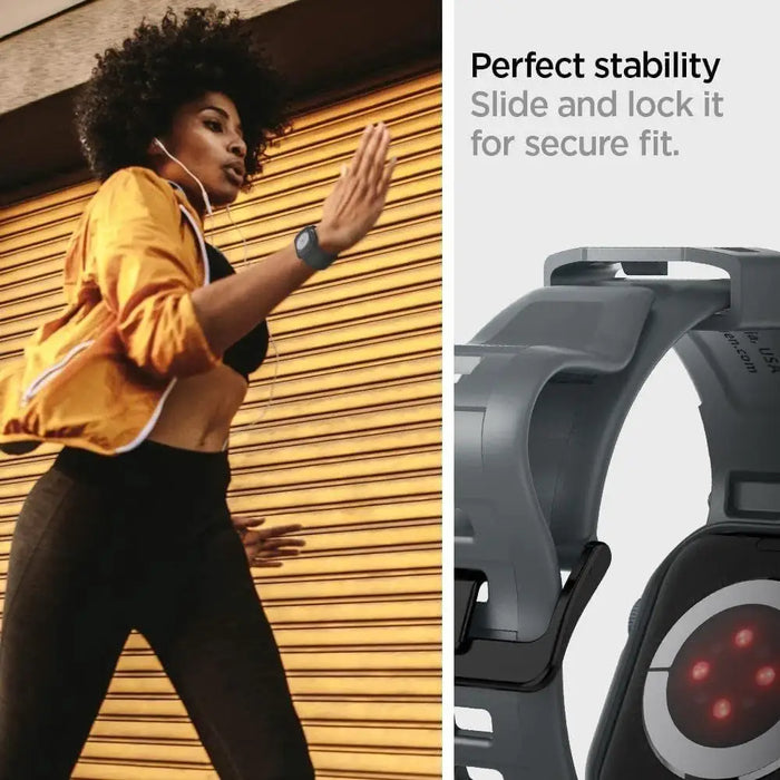 Кейс с каишка Spigen Rugged Armor Pro за Apple