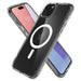 Кейс Spigen Crystal Hybrid MagSafe за iPhone 15 бял