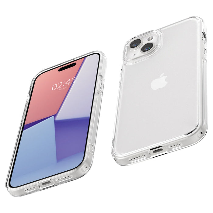 Кейс Spigen Crystal Hybrid за iPhone 15 прозрачен