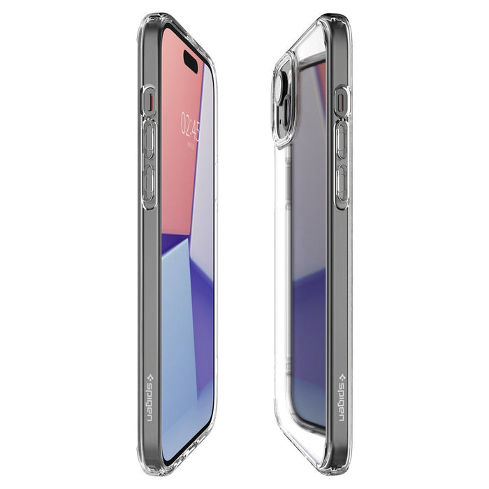 Кейс Spigen Crystal Hybrid за iPhone 15 прозрачен