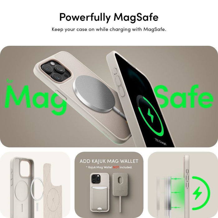 Кейс Spigen Cyrill Kajuk MagSafe за iPhone 15 Pro Max бежов