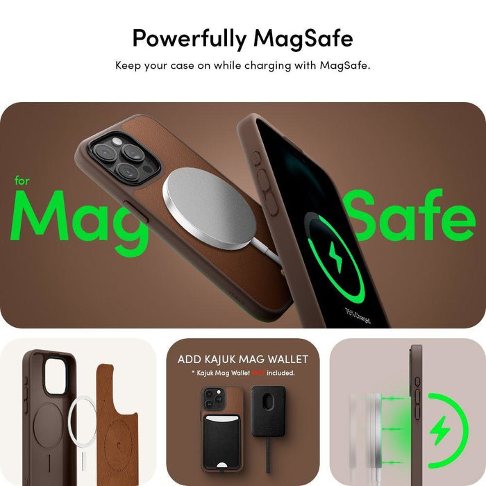 Кейс Spigen Cyrill Kajuk MagSafe за iPhone 15 Pro Max кафяв