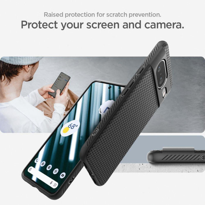 Кейс Spigen Liquid Air за Google Pixel 8 матово черен