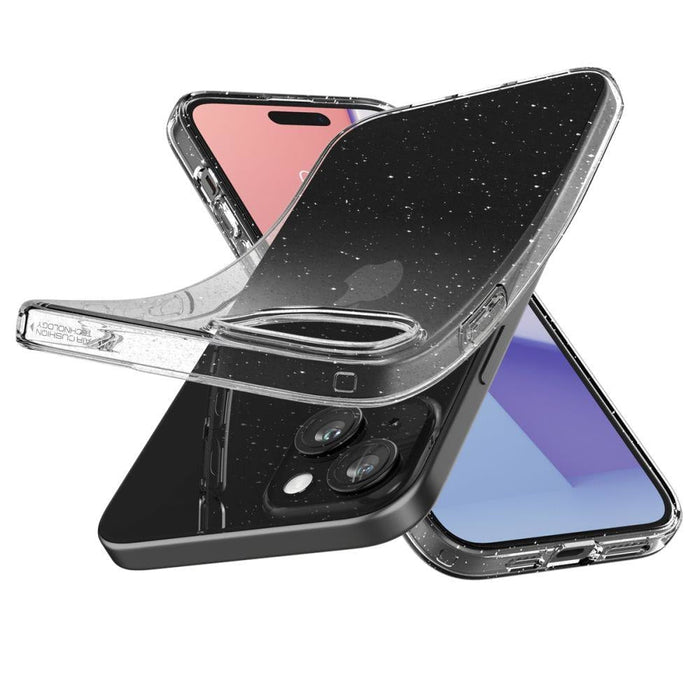 Кейс Spigen Liquid Crystal за iPhone 15 блестящ прозрачен