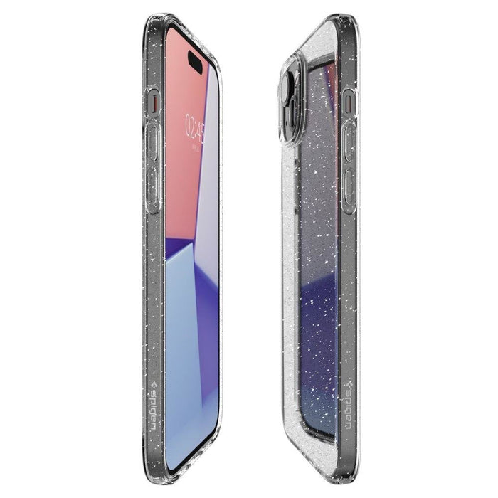 Кейс Spigen Liquid Crystal за iPhone 15 блестящ прозрачен