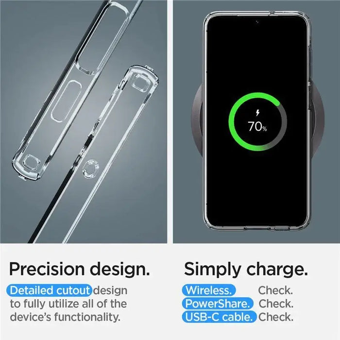 Кейс Spigen Liquid Crystal за Samsung Galaxy S23 прозрачен