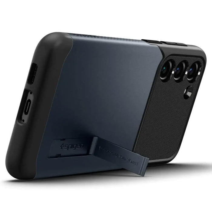 Кейс Spigen Slim Armor за Samsung Galaxy S23 PLUS черно-син