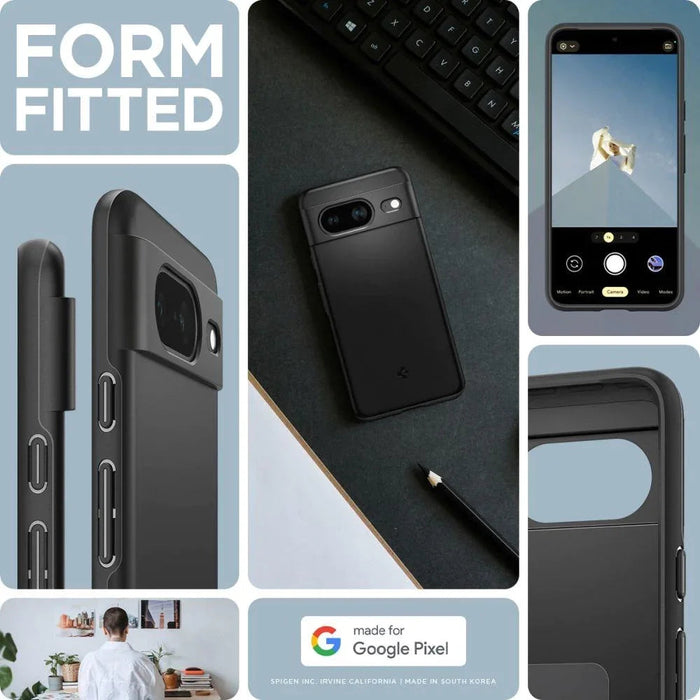 Кейс Spigen Thin Fit за Google Pixel8 черен