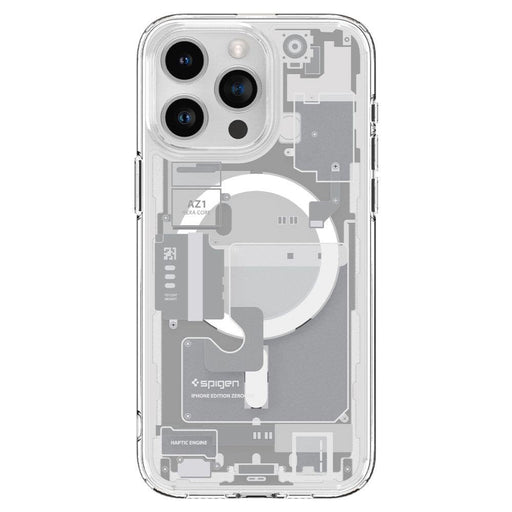 Кейс Spigen Ultra Hybrid Mag за iPhone 15 Pro zero one white