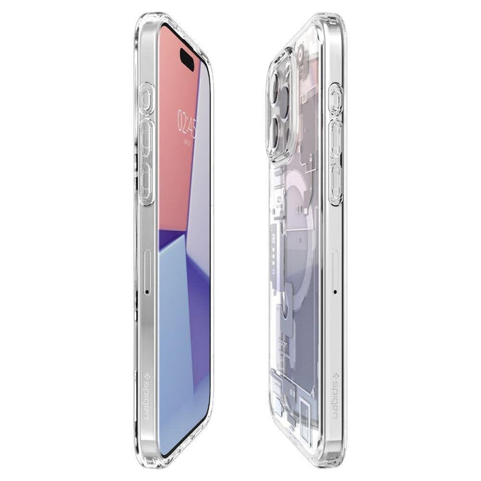 Кейс Spigen Ultra Hybrid Mag за iPhone 15 Pro zero one white