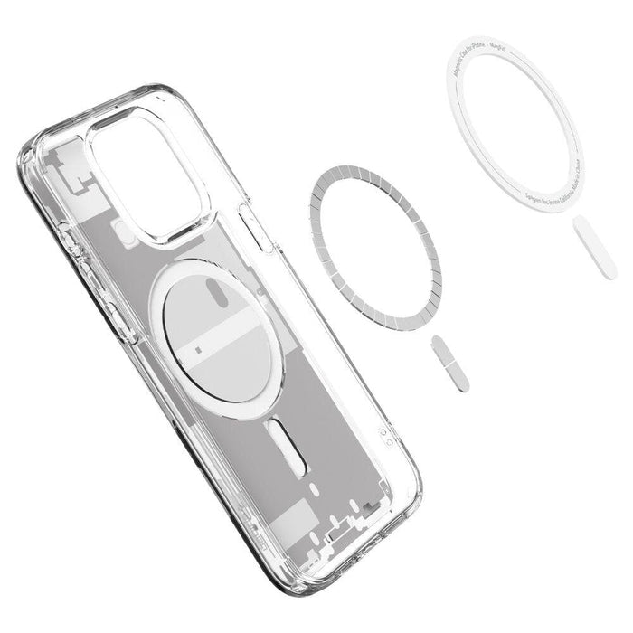 Кейс Spigen Ultra Hybrid Mag за iPhone 15 Pro zero one white