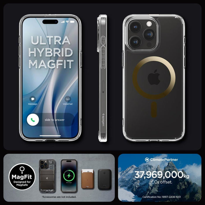 Кейс Spigen Ultra Hybrid Mag за iPhone 15 PRO златист