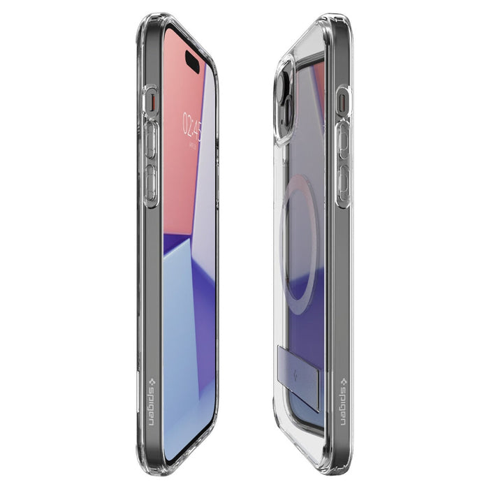 Кейс Spigen Ultra Hybrid S MagSafe за iPhone 15 прозрачен