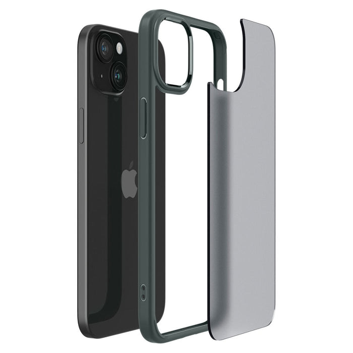 Кейс Spigen Ultra Hybrid за iPhone 15 прозрачен