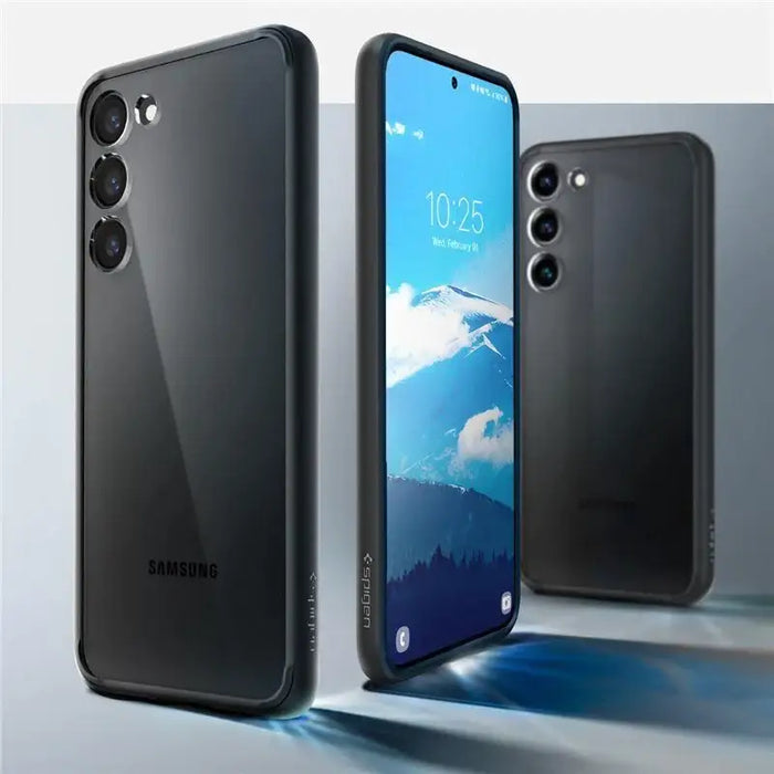Кейс Spigen Ultra Hybrid за Samsung Galaxy S23 матово черен