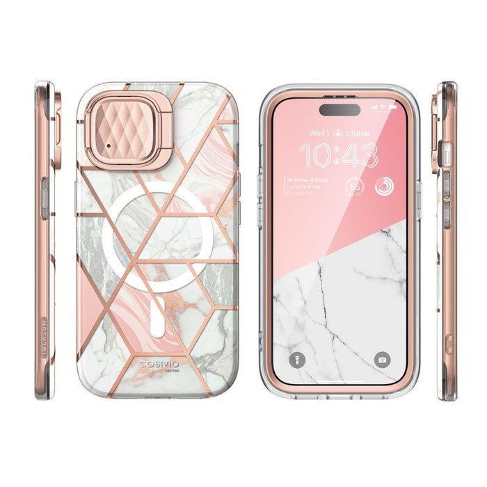 Кейс Supcase Cosmo MagSafe за iPhone 15 Marble