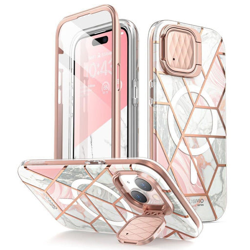 Кейс Supcase Cosmo MagSafe за iPhone 15 Marble