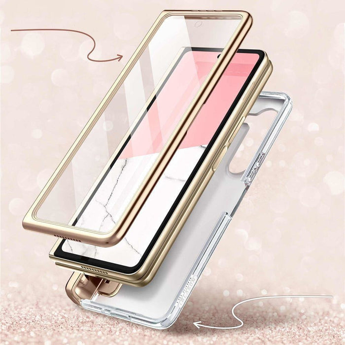 Кейс Supcase Cosmo Pen за Samsung Galaxy Z Fold5 marble pink