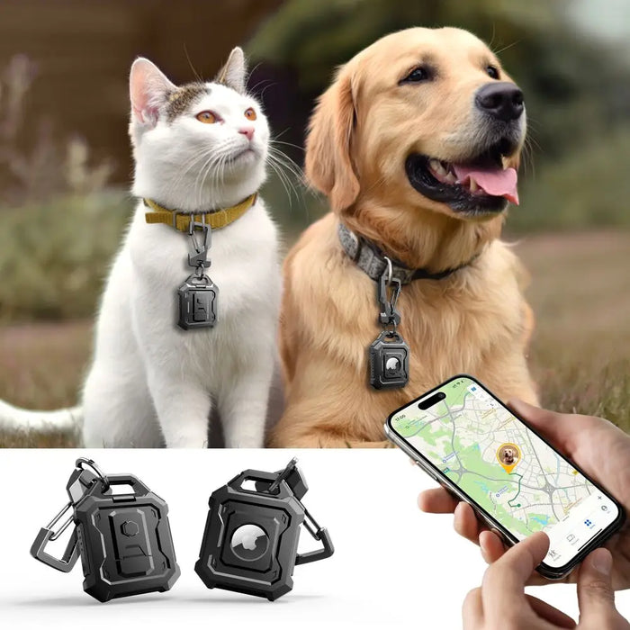 Кейс Tech-Protect Kevlar Pro за Apple AirTag 1/2 - черен