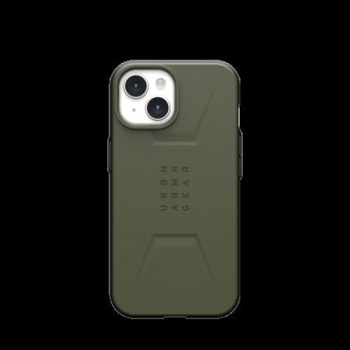 Кейс UAG Civilian MagSafe за iPhone 15 зелен