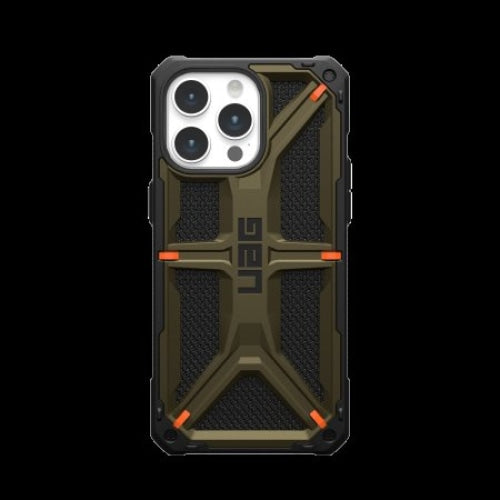 Кейс UAG Monarch за iPhone 15 Pro Max kevlar element green