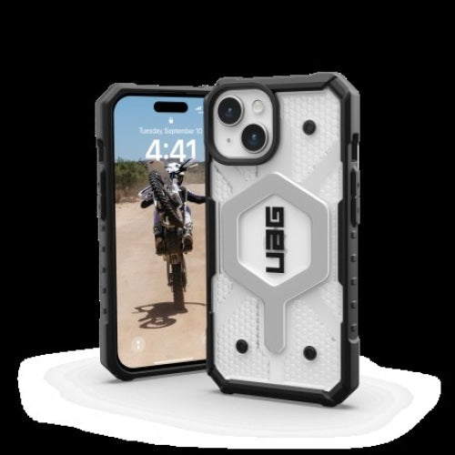 Кейс UAG Pathfinder Magsafe за iPhone 15 ice