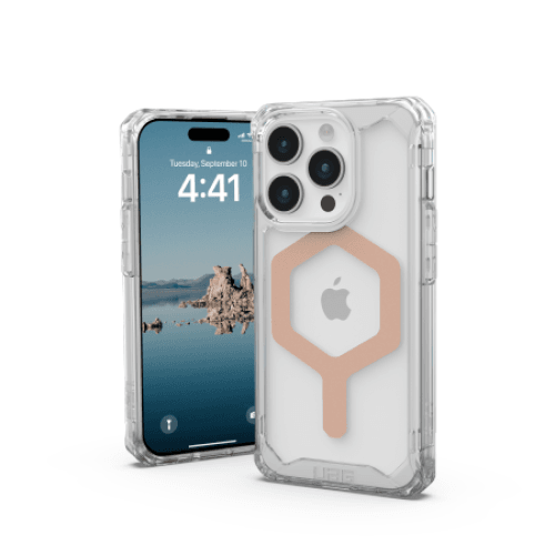 Кейс UAG Plyo за iPhone 15 Pro съвместим с MagSafe ice-rose