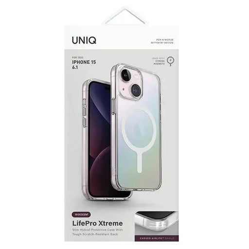 Кейс UNIQ LifePro Xtreme Magclick за iPhone 15 преливащ се