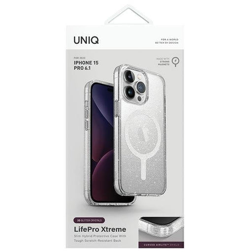 Кейс Uniq LifePro Xtreme за iPhone 15 Pro 6.1 прозрачен /