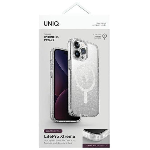 Кейс Uniq LifePro Xtreme за iPhone 15 Pro Max 6.7 прозрачен